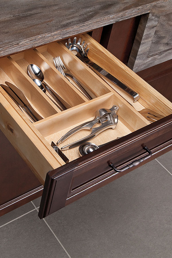 Wood Cutlery Tray